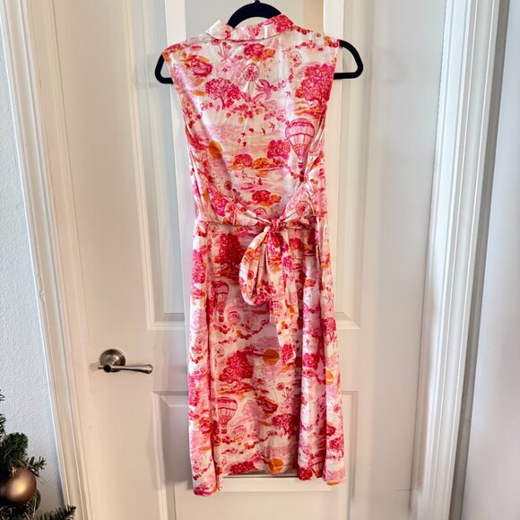 Cath Kidston Sleeveless Hot Air Balloon Print Shirt Dress – Size 12 - Picture 5 of 5